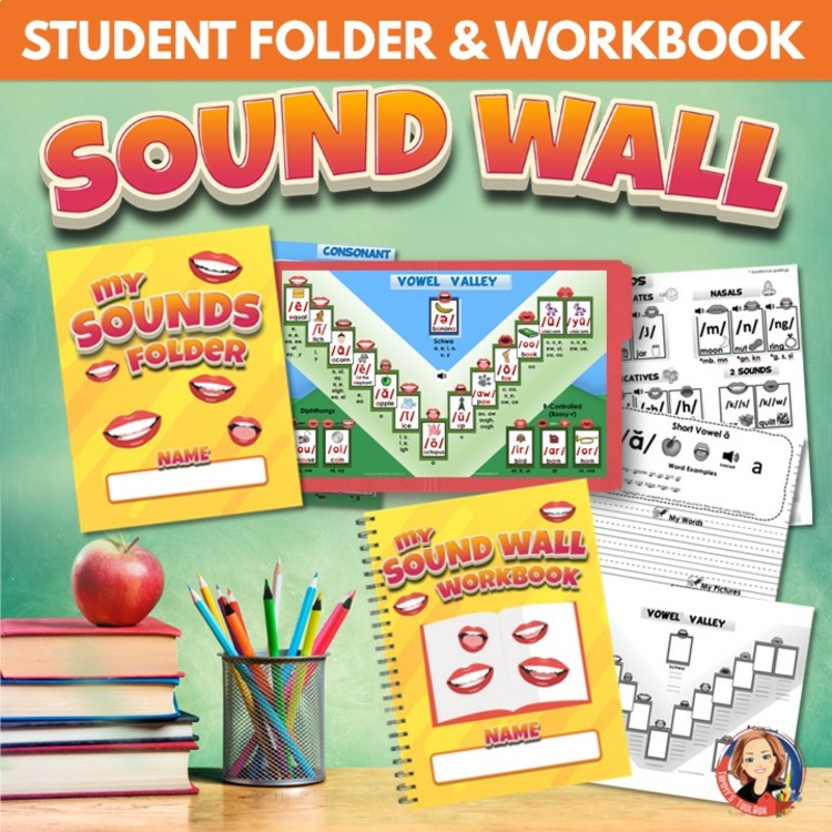 Personal Sound Wall Science of Reading Worksheets, Folder, Phonics Workbook