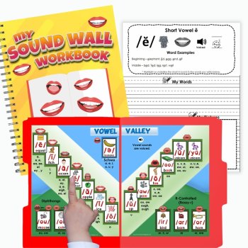 Personal Sound Wall Science of Reading Worksheets, Folder, Phonics Workbook, image 3