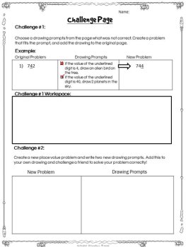 Large Number Place Value Color by Answer | Whole Numbers Math Worksheets, image 4