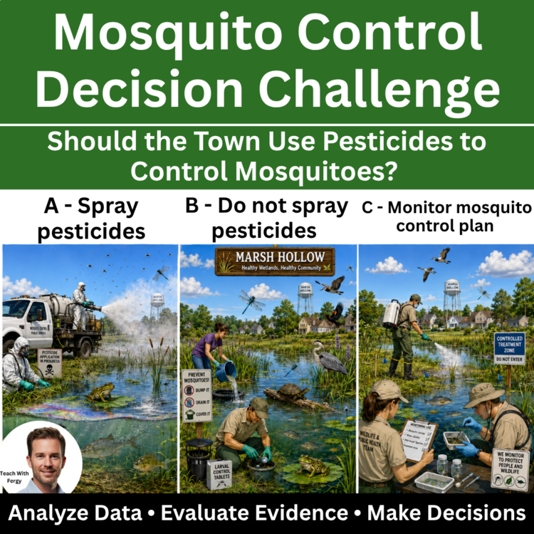 Mosquito Control Ecology Decision Challenge Activity | Ecosystems Impact