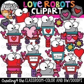 Valentine’s Variety Clipart Bundle- Valentines Day Clipart, image 3