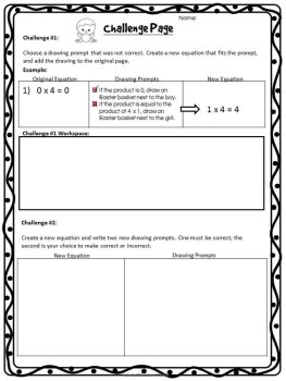 Easter Multiplication Facts, image 4