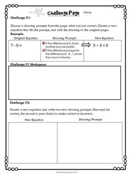 Subtraction Winter Math Color By Answer Solve and Draw, image 4