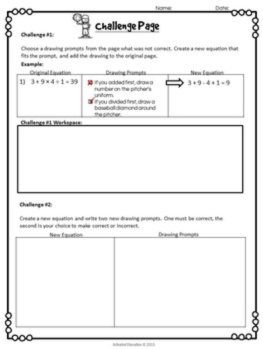 Order of Operations Color by Answer | PEMDAS Math Worksheets | No Prep Practice, image 4