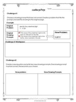 Decimal Place Value Color by Answer | Decimal Number Sense Worksheets | No Prep, image 4