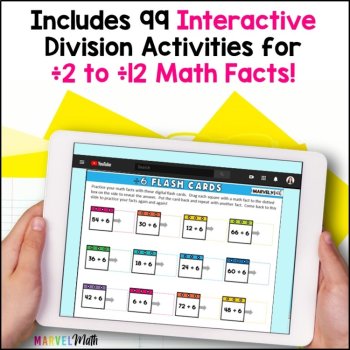 Division Facts FUN Practice Bundle - Google Slides for Division Fact Fluency, image 2