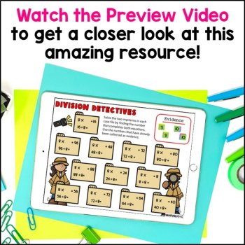 Division Facts FUN Practice Bundle - Google Slides for Division Fact Fluency, image 4