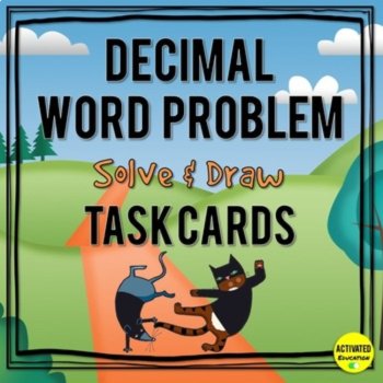 Decimal Operations Solve and Draw Bundle | Creative Math Art Activities, image 4