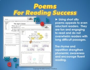 Magic E Decodable Readers Poems and Worksheets, Silent E decodable reading, image 2