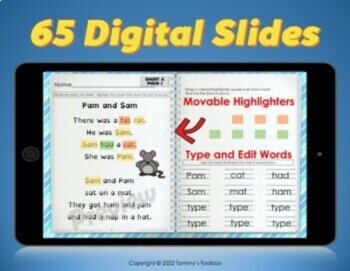Phonics CVC Decodable Reader Poems & Worksheets | Short Vowel Word Practice, image 3