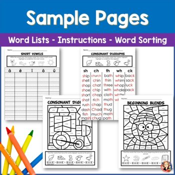 Winter Color by Sound and Color by Code Coloring Pages with Letter Sounds, image 3