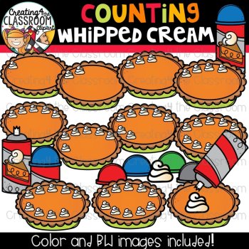 Thanksgiving Counting Clipart Bundle {Thanksgiving Clipart}, image 3