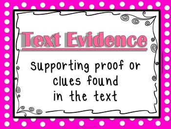 Citing Text Evidence Posters, image 2