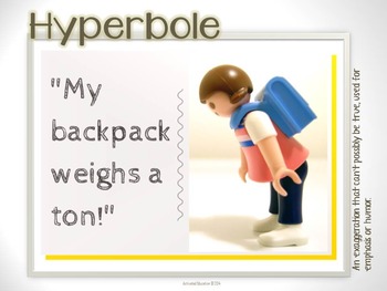 Figurative Language Posters - Metaphor, Simile, Hyperbole, & more, image 3