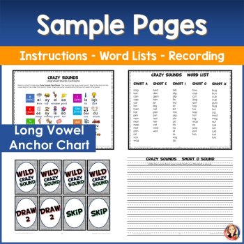 Long and Short Vowel Phonics Games | Phonemic Awareness & Word Sorting Practice, image 4