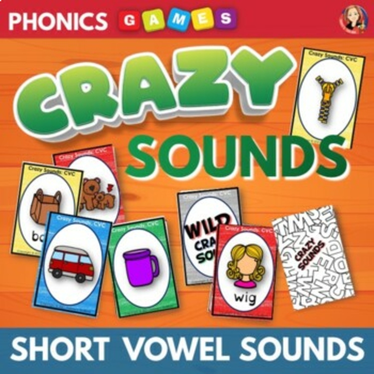Short Vowel Sounds CVC Card Game for Phonemic Awareness