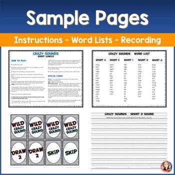 Short Vowel Sounds CVC Card Game for Phonemic Awareness, image 3