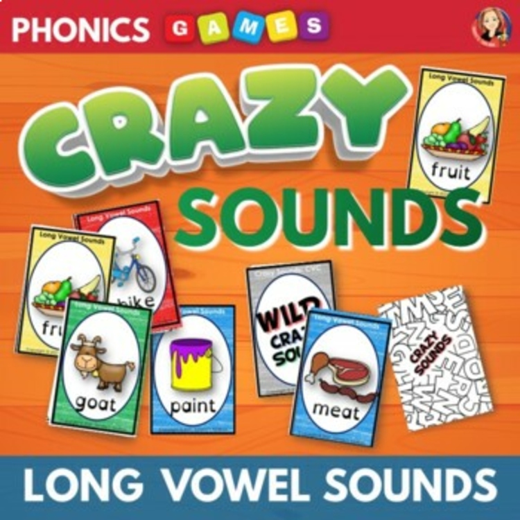 Long Vowel Sounds Card Game for Phonemic Awareness