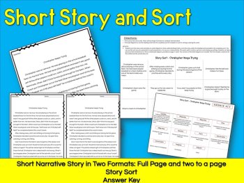 Plot Elements Card Sort | Story Elements & Plot Diagram Digital & Print Practice, image 4