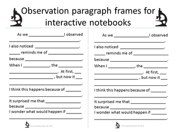 Science Sentence Frames: Scaffold and Differentiate Science Paragraphs, image 3