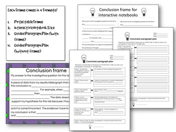 Science Sentence Frames: Scaffold and Differentiate Science Paragraphs, image 4
