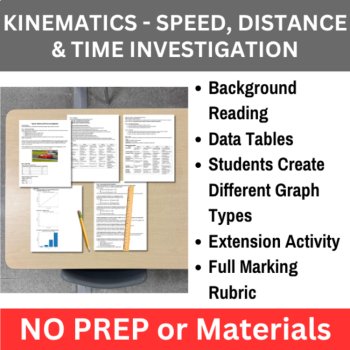 Force, Motion & Newton’s Laws Data Graphing Lab Bundle | HIGH SCHOOL, image 2