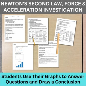 Force, Motion & Newton’s Laws Data Graphing Lab Bundle | HIGH SCHOOL, image 3