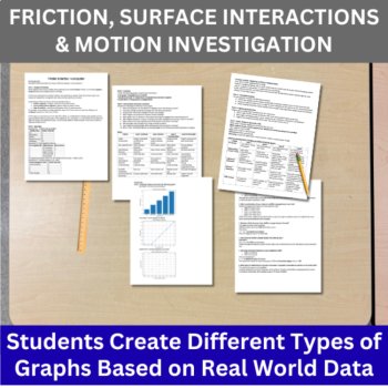 Force, Motion & Newton’s Laws Data Graphing Lab Bundle | HIGH SCHOOL, image 4