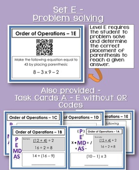 Order of Operations Task Cards, image 4