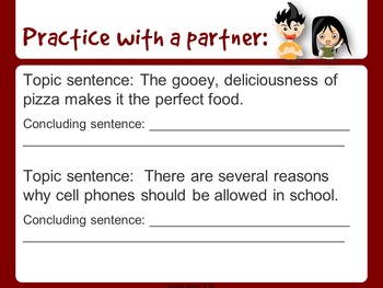 Writing Concluding Sentences Lesson, image 4