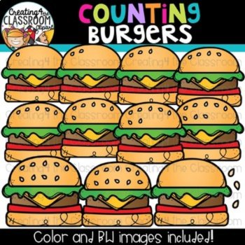 Fun Food 1 Counting Clipart Bundle {Counting clipart}, image 2