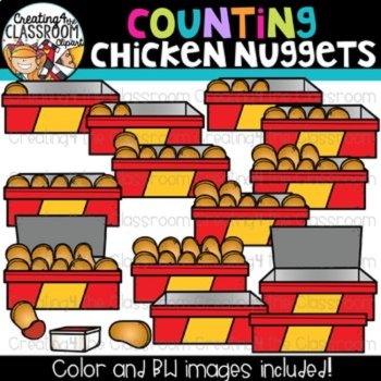 Fun Food 1 Counting Clipart Bundle {Counting clipart}, image 3