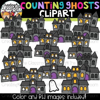 Halloween Counting Clipart Bundle {Halloween Clipart}, image 2