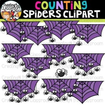 Halloween Counting Clipart Bundle {Halloween Clipart}, image 4