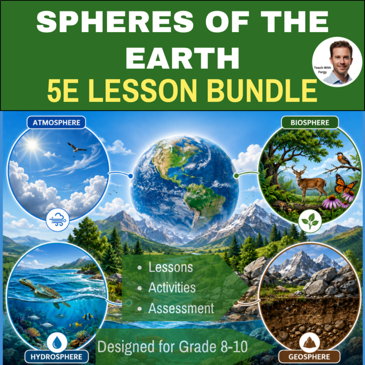 Spheres of the Earth 5E Lesson | Atmosphere, Geosphere, Biosphere, Hydrosphere