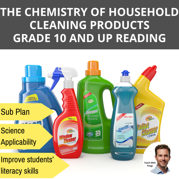Chemistry of Household Cleaning Products Reading | Grade 10 & Up