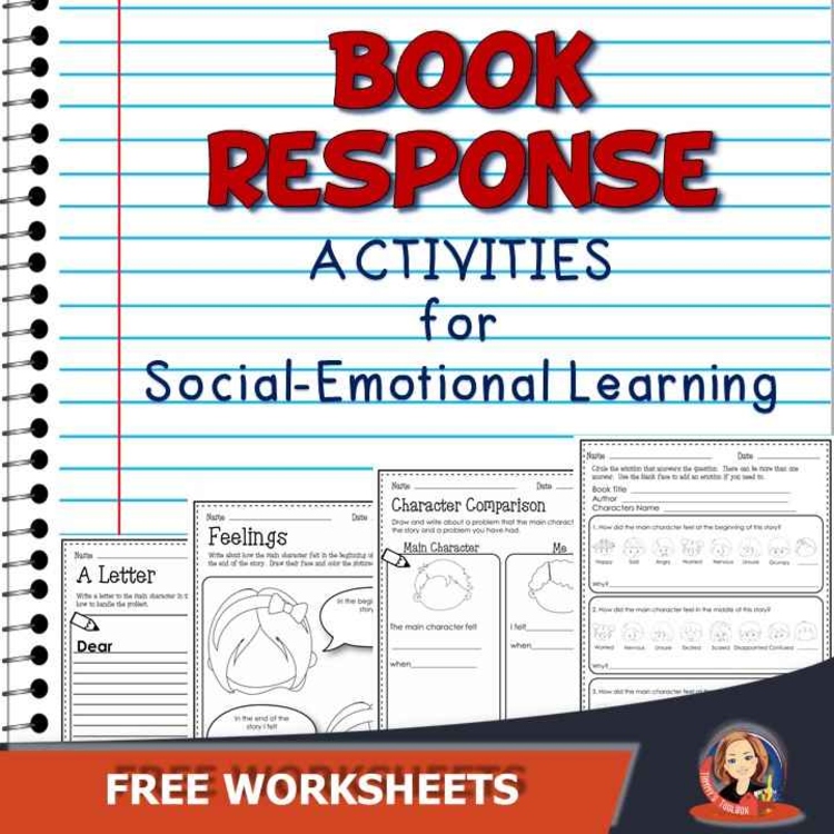 Social-Emotional Book Response, Reading Comprehension Freebie