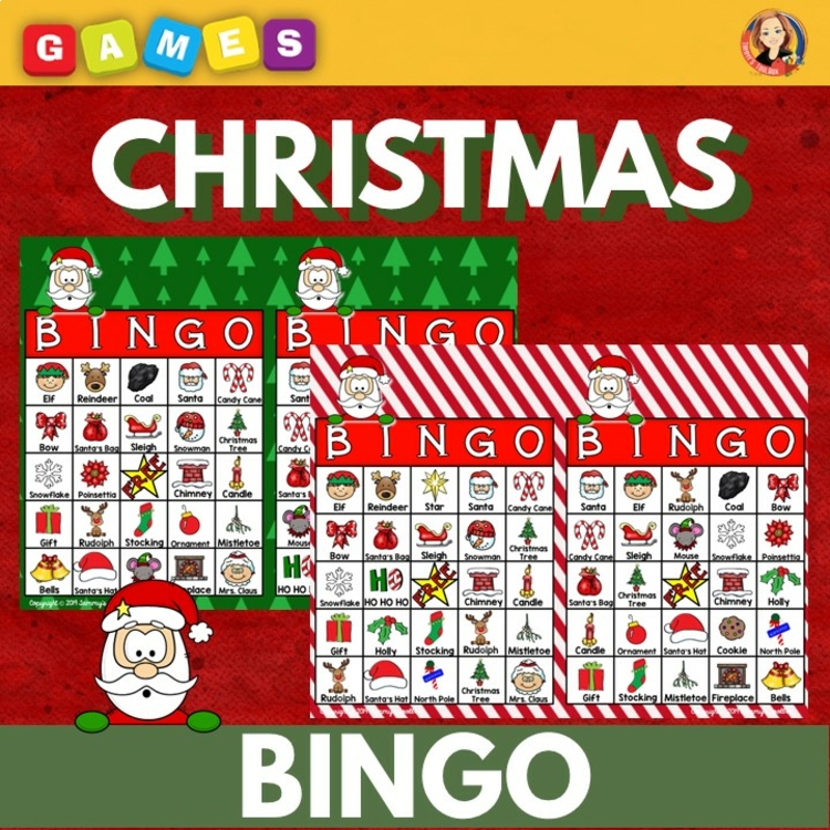 Christmas Holiday Bingo Game and Activities