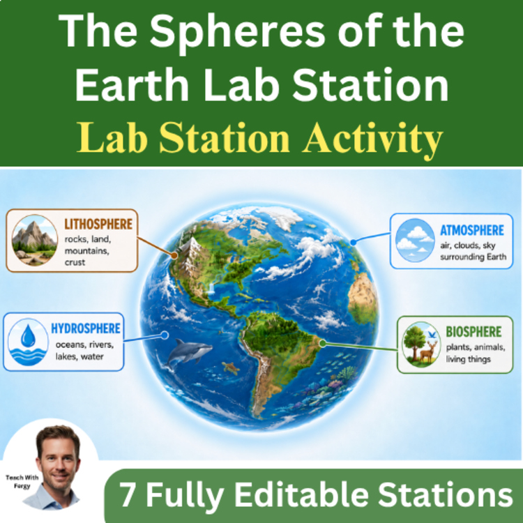 Spheres of the Earth Lab Station Activity | Earth Systems & Spheres Application