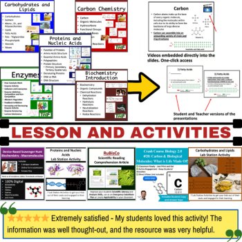 Macromolecules and Biomolecules 5E Lesson | Carbohydrates, Lipids, Proteins, image 4