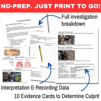 Science Detective Mystery Bundle | Chemistry, Human Body, Environmental Science, image 3