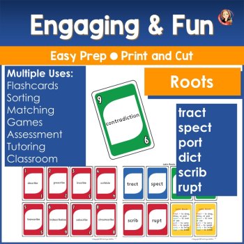 Latin Roots Word Game | Vocabulary & Word Attack Skills | Decode & Read to Win!, image 3