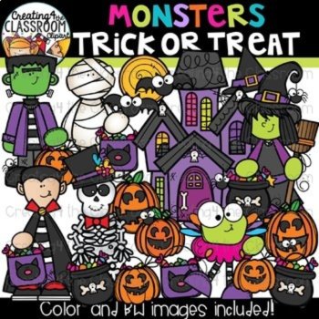 Halloween Clipart Bundle | Halloween Clipart Mega Pack | Classroom Clipart, image 4