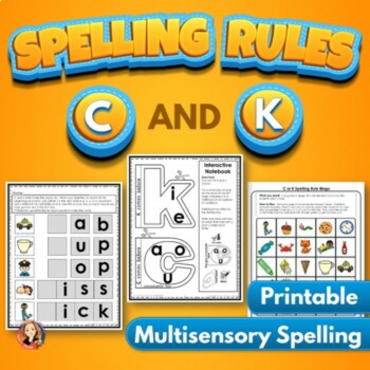 C and K Spelling Rule Cool Tools Activities