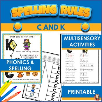 C and K Spelling Rule Cool Tools Activities, image 2