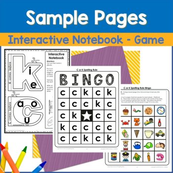 C and K Spelling Rule Cool Tools Activities, image 3