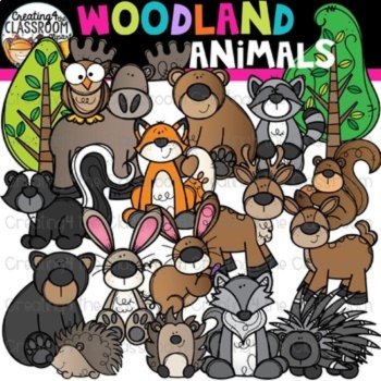Woodland Animals Clipart Bundle {Woodland Animals Clipart}, image 2