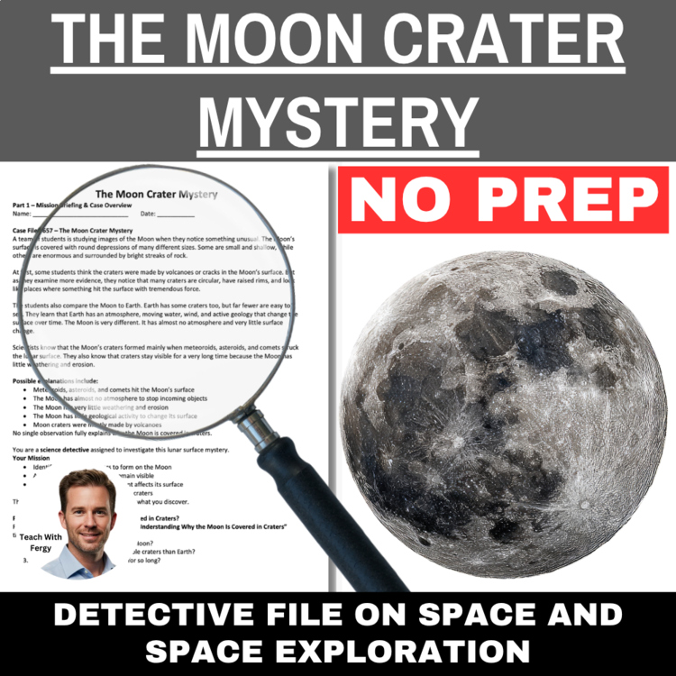 The Moon Crater Mystery Space Activity | How Lunar Craters Form & Impact History