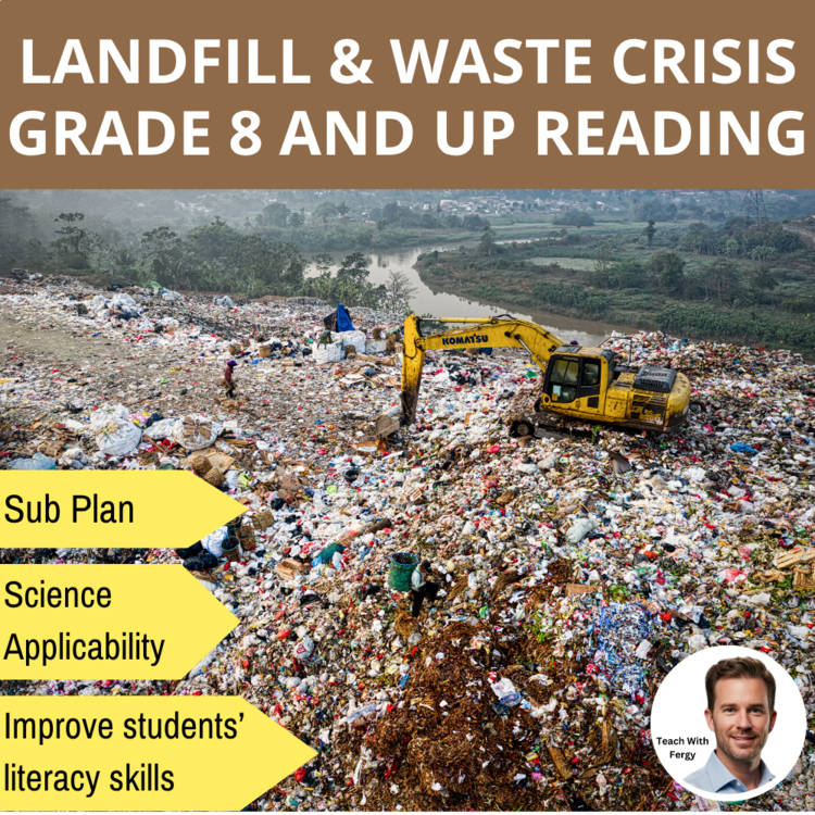 Landfill & Global Waste Crisis Reading | The Impacts of Landfills | Grade 8 & Up