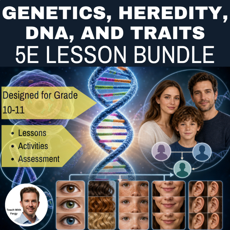 Genetics, Heredity, DNA, and Traits - 5E Lesson Bundle | Genotype and Phenotype